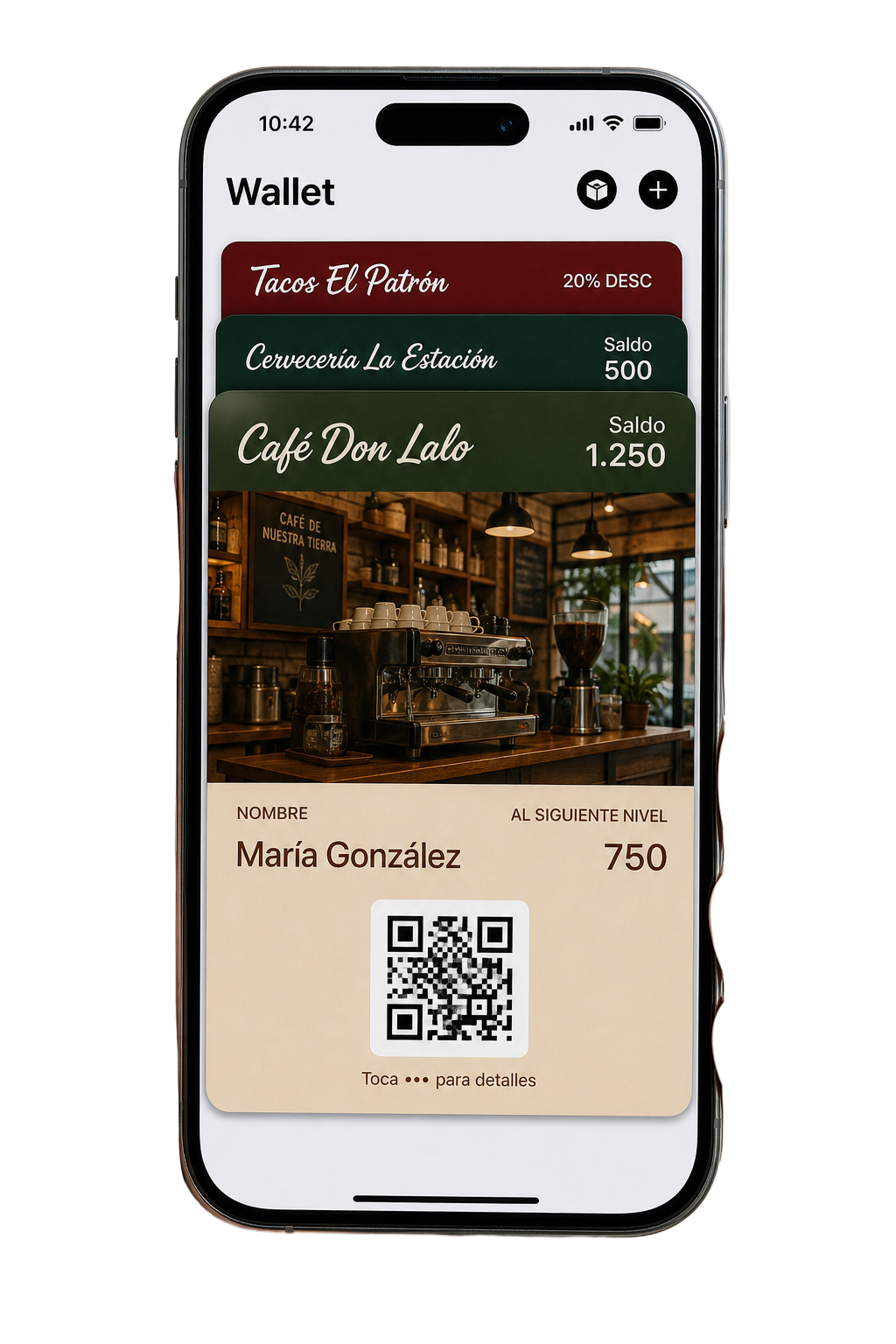 SmartClientes loyalty cards in Apple Wallet